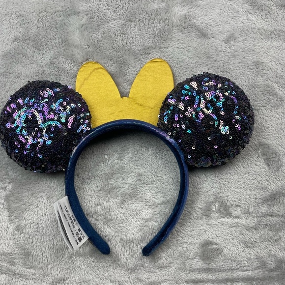 Disney Parks Minnie Mouse Ears with Sequins and Gems Headband Adult Size - Picture 7 of 7